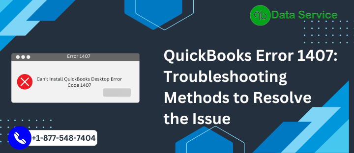 QuickBooks Error 1407