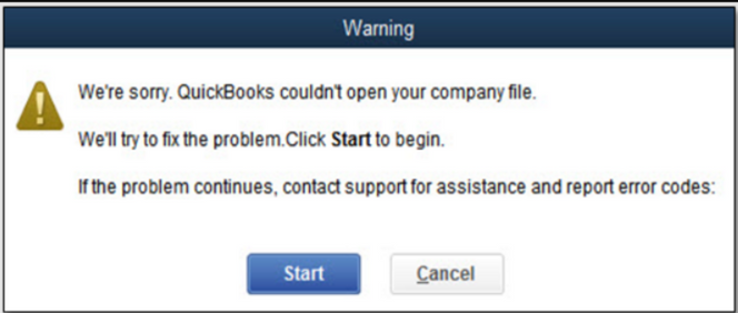 QuickBooks Couldn't Open Your Company File