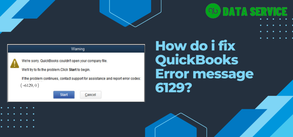 QuickBooks error 6129