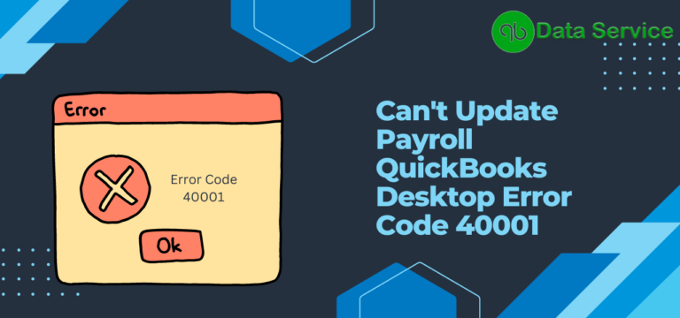 Error Code 40001 QuickBooks
