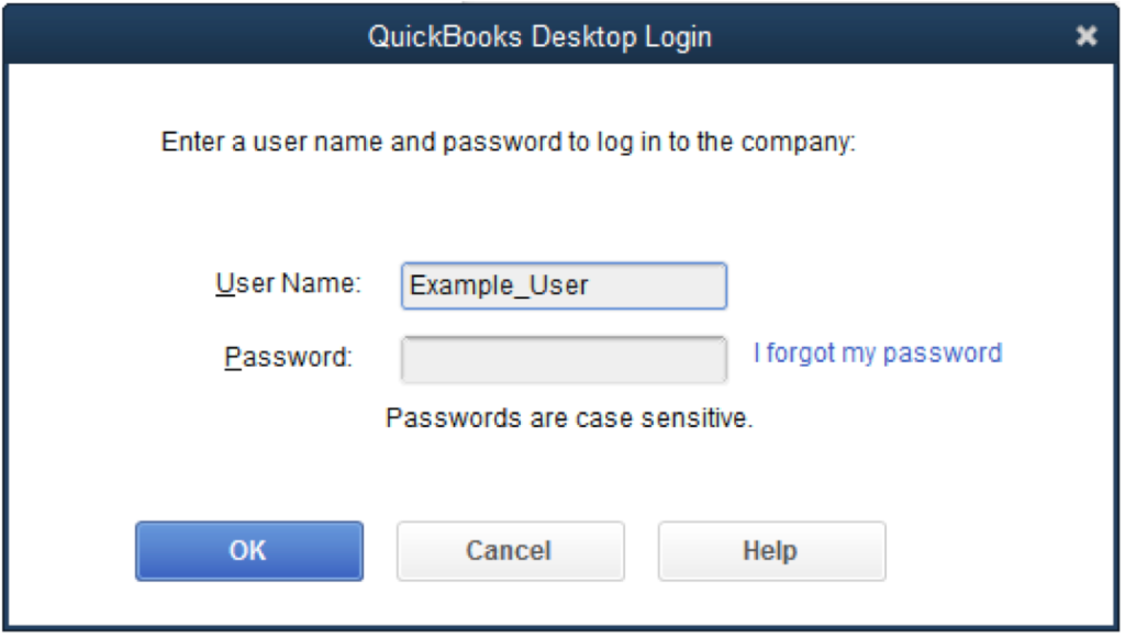 QuickBooks Desktop login