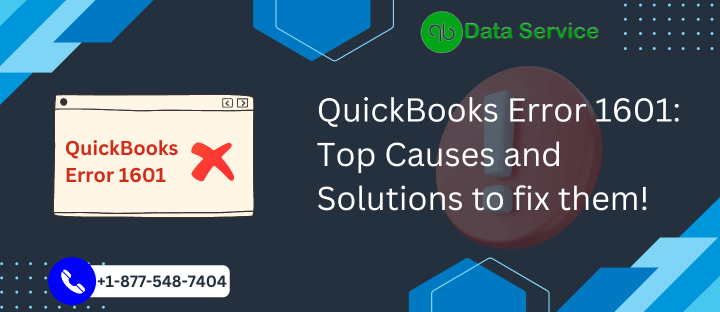 QuickBooks Error 1601