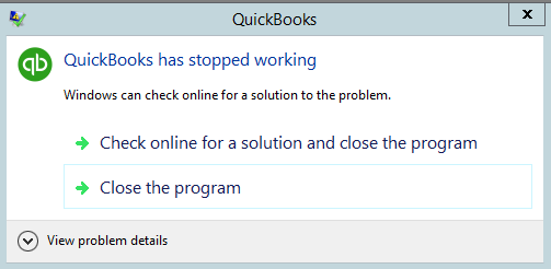 QuickBooks Has stopped working windows 11