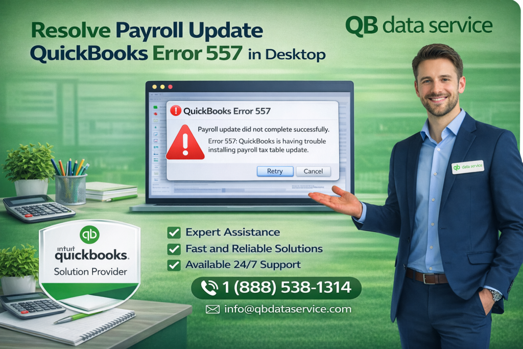 QuickBooks error 557