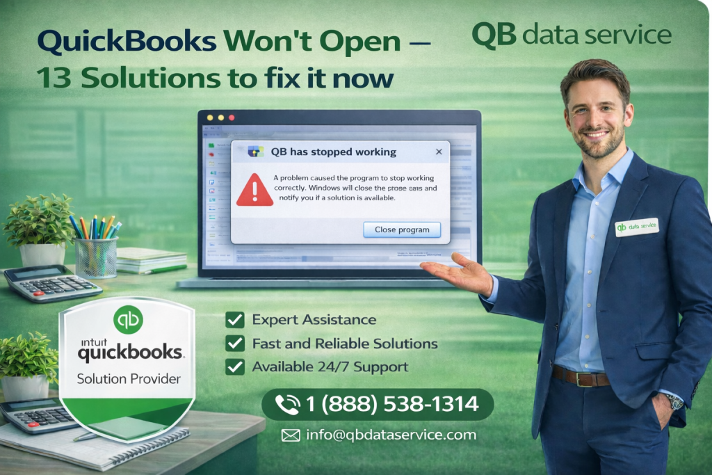 QuickBooks Won’t Open