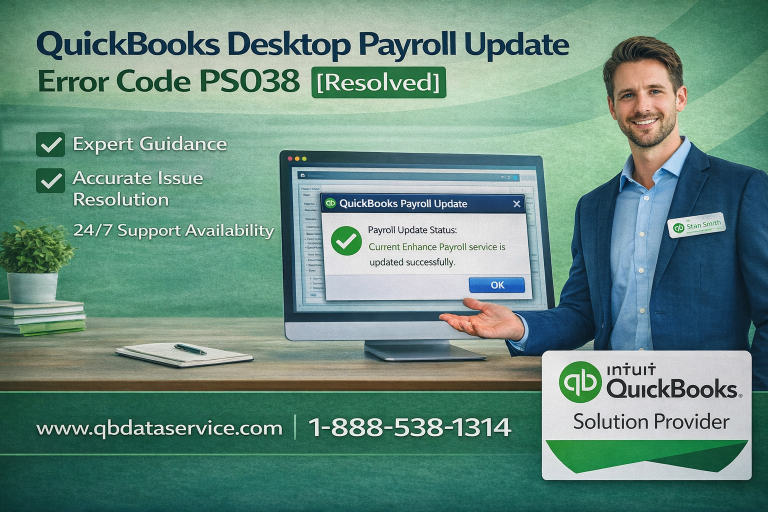 QuickBooks Desktop Payroll Update Error Code PS038