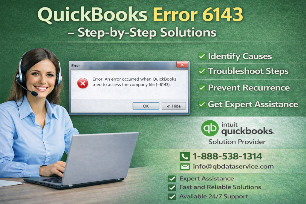 QuickBooks Error 6143