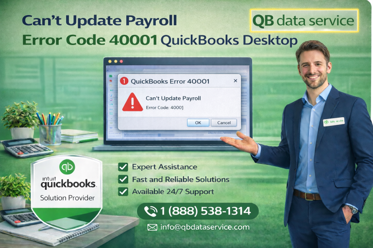 QuickBooks Error Code 40001