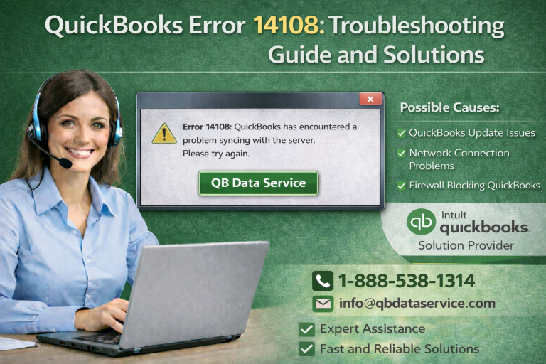 QuickBooks error 14108