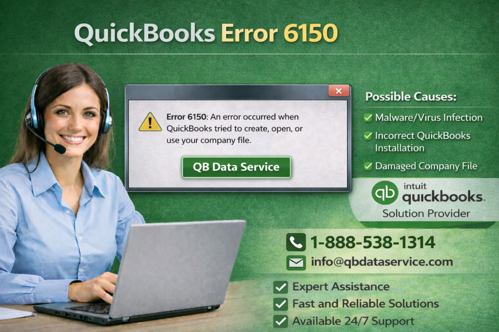 QuickBooks error 6150