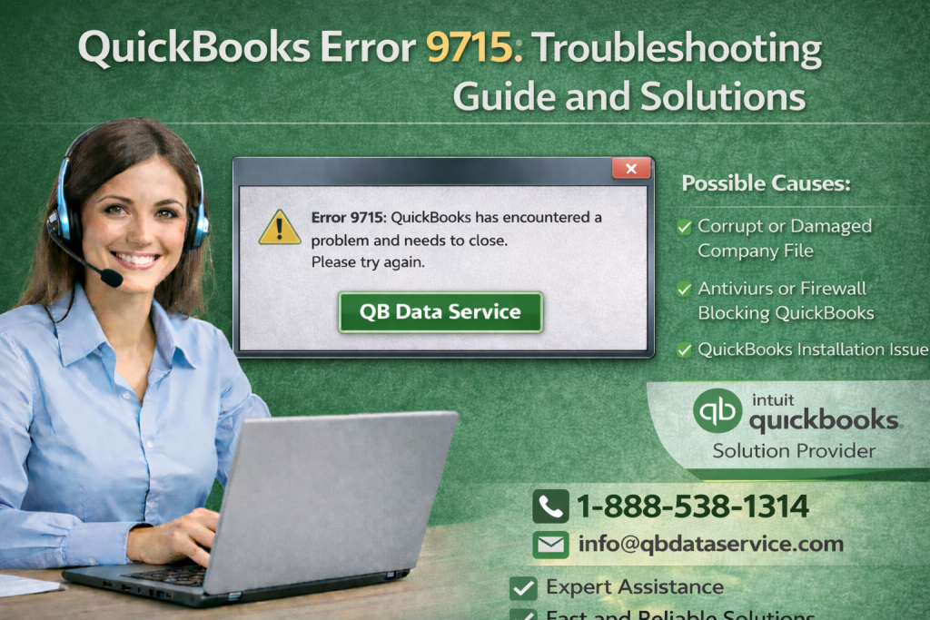 Quickbooks error 9715