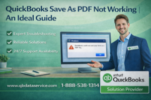 QuickBooks Save As PDF Not Working