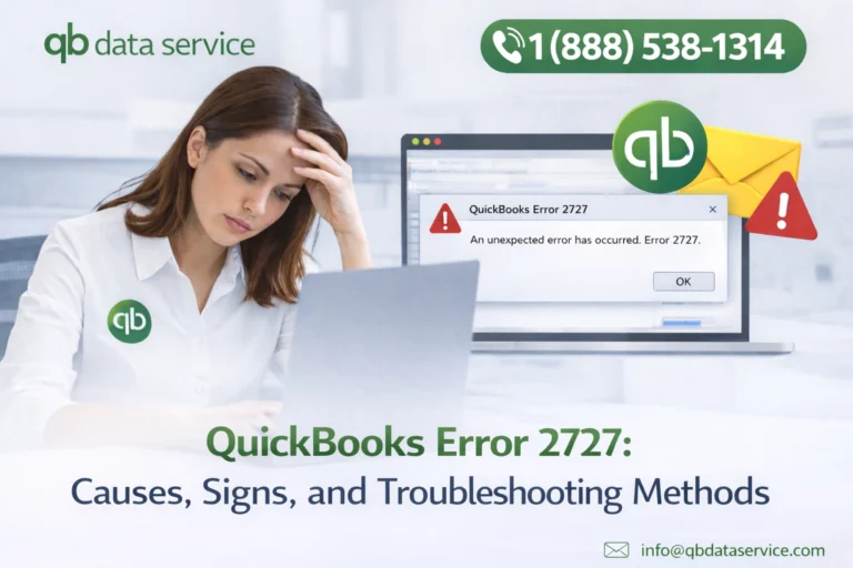 QuickBooks Error 2727