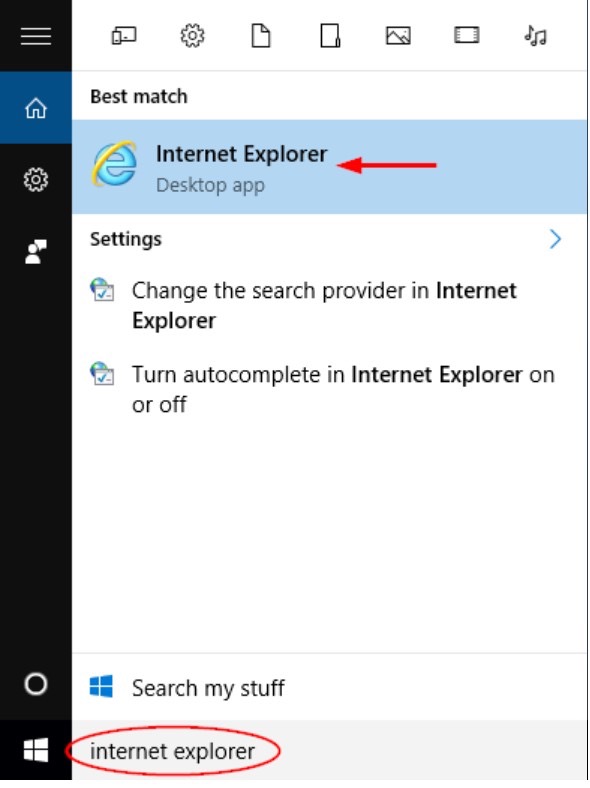 Check Internet Settings